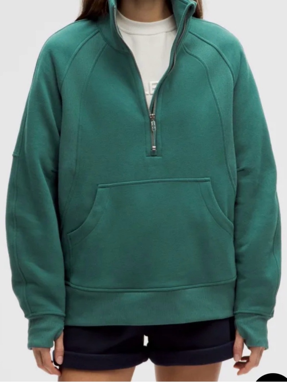 Lululemon Scuba Half-Zip Funnel Neck Storm Teal – XS/S